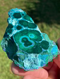 Image 4 of Malachite And Chrysocolla Polished Face #1938