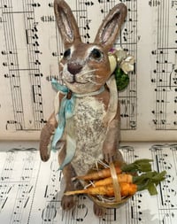 Image 5 of Spun Cotton Vintage-Inspired Easter Bunny