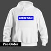 Blue Box Destac Hoodie - White