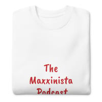 Image 1 of Simple, Printed Unisex Premium Sweatshirt W/ Podcast Name