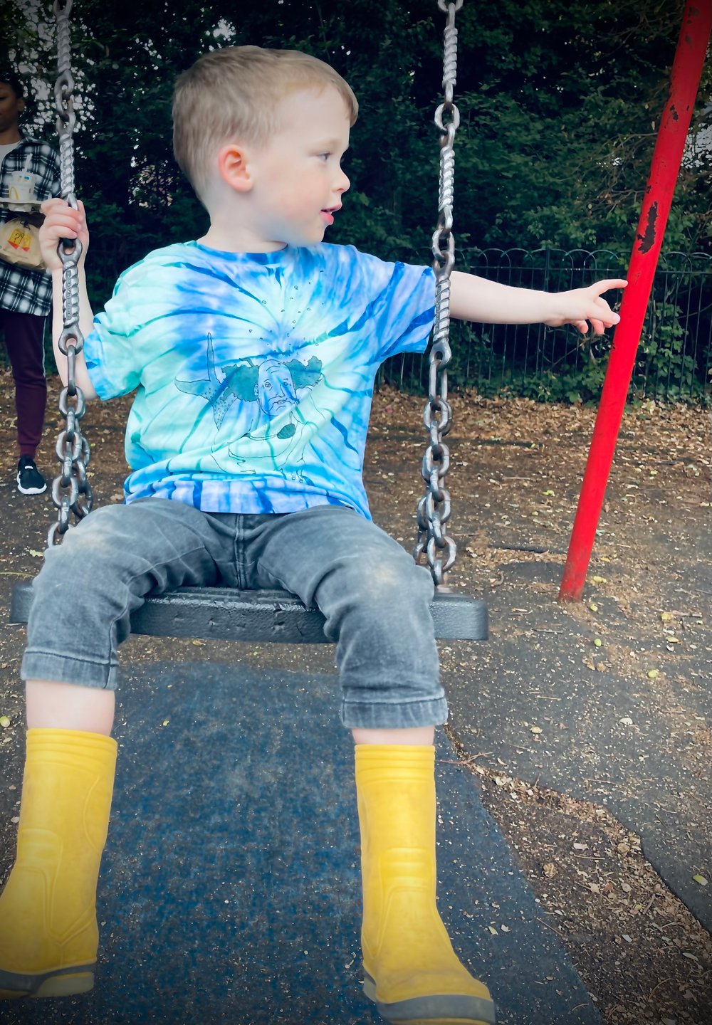 Merman Tye-dye Kids-T (Organic)