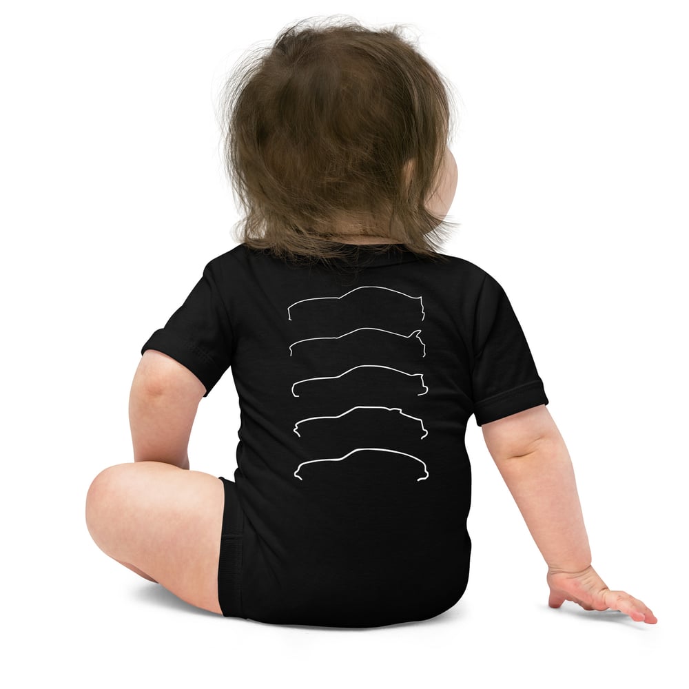 Baby short sleeve one piece dark