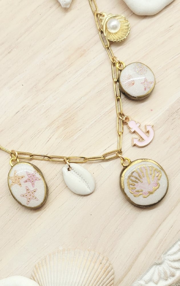 Image of Pink Sands Charm Necklace
