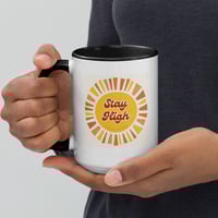 Image 2 of Stay High Mug with Colour Inside