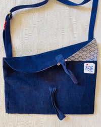 Image 2 of Indigo envelope bag