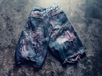 Image 2 of Baggy Denim Jorts Blue