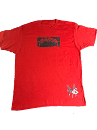 Image 1 of You Vs. Society Tee Shirt - Red/Black