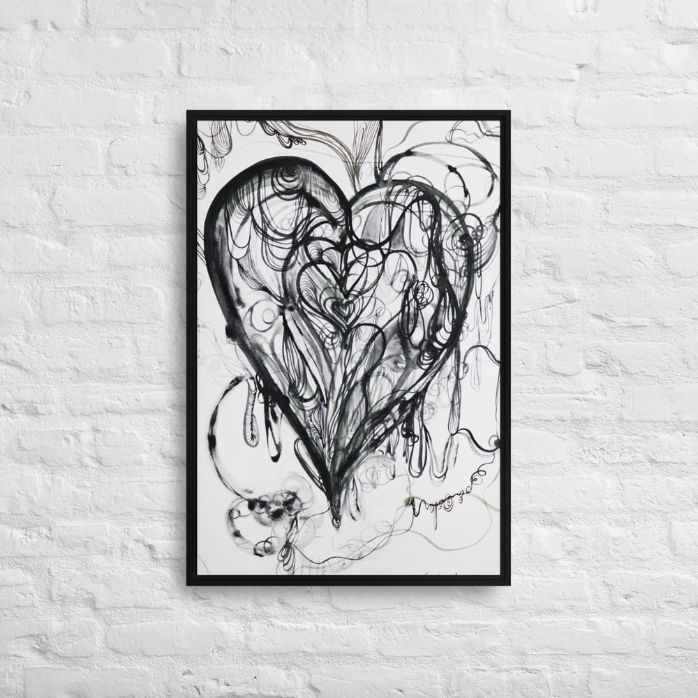 Image of Framed canvas
