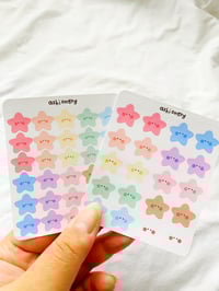 Image 2 of Rainbow stars stickers