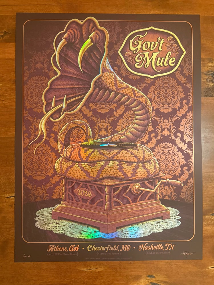 Gov’t Mule - Spring 2026 Poster - Foil