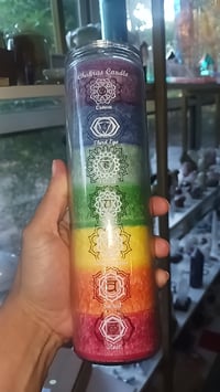 Chakra Pillar candle 