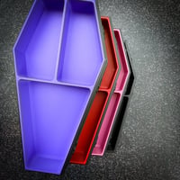 Image 6 of Black & Red Coffin Jewelry Box