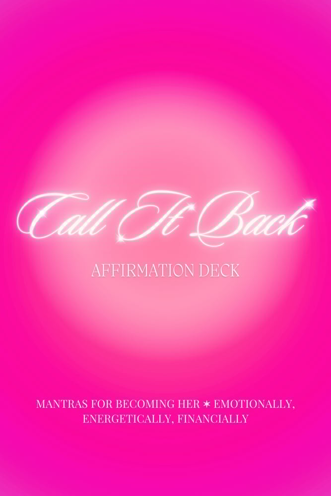 Image of Call It Back Affirmation Deck (Digital Download)