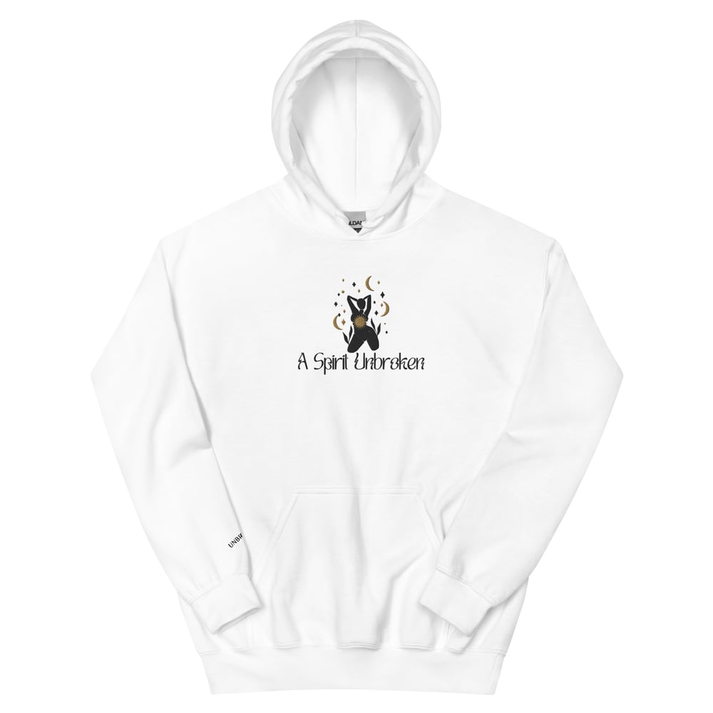 Image of Spirit Unbroken Body Embroidered Hoodie 