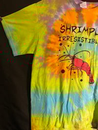 Image 2 of LARGE  Shrimply Irresistible Tie Dye Shirt 2