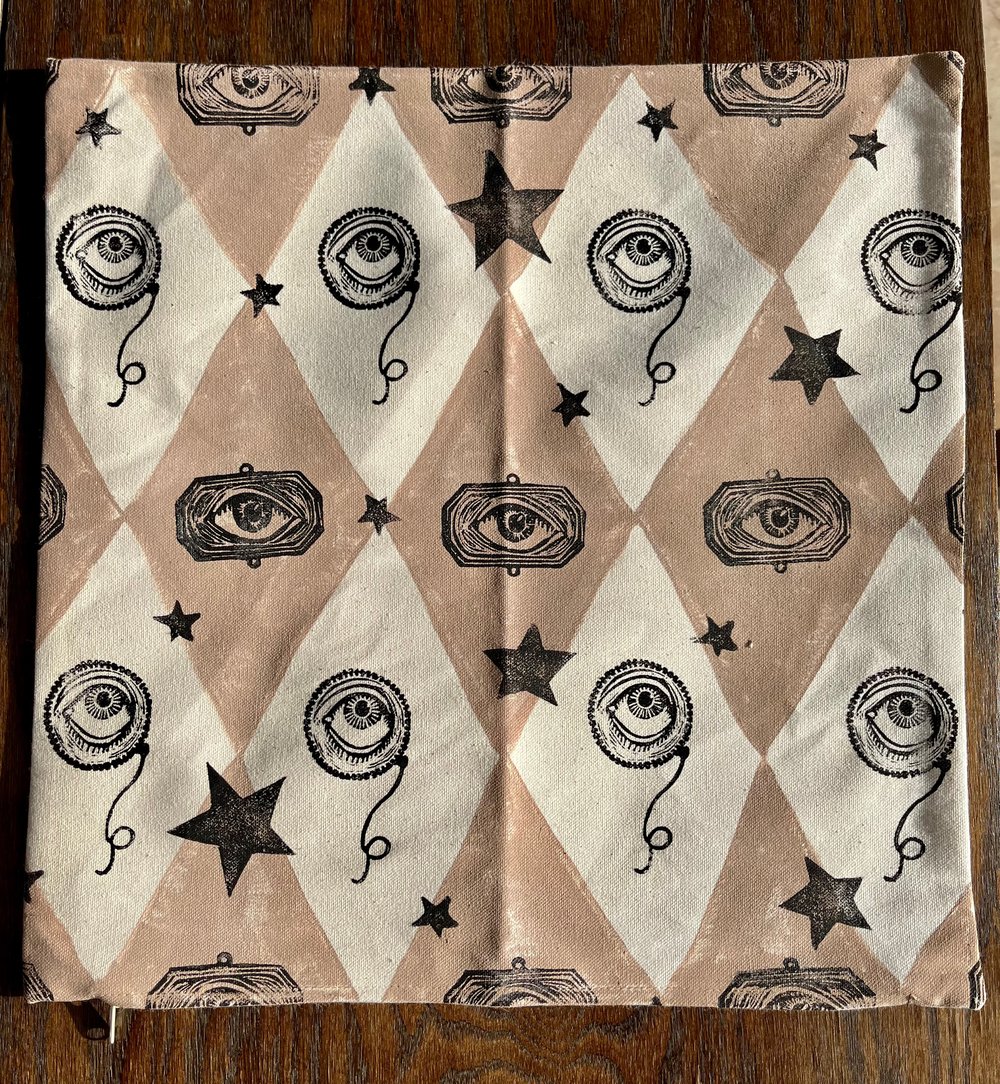 Argyle Eyes Pillow