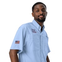 Image 2 of Trump Vance 24' MAGA Men’s Columbia PFG short sleeve button shirt