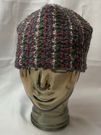 Image 2 of GREEN AND RED KNIT BEANIE