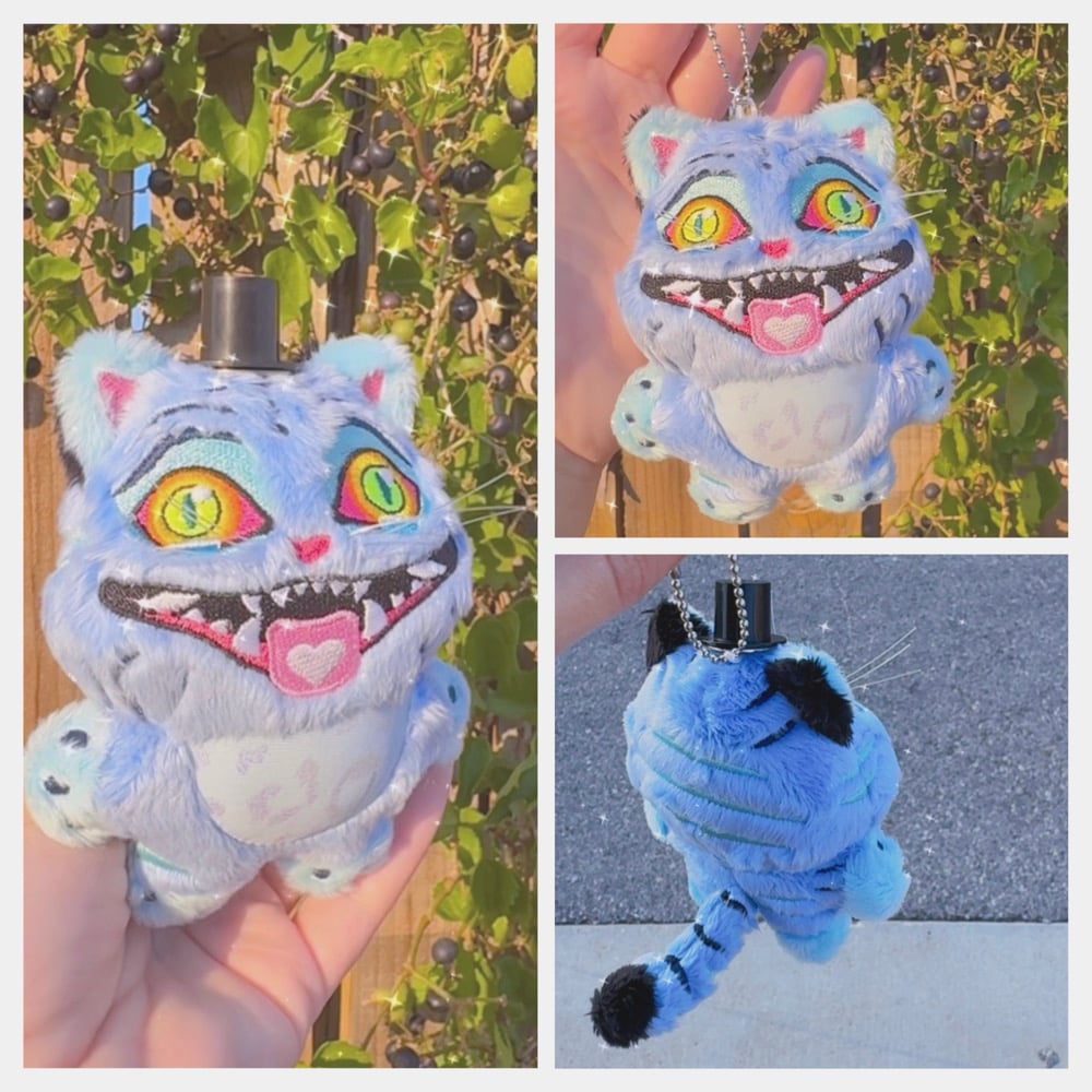 Image of Derpy Tiger Plushie Keychain - PRE-ORDER