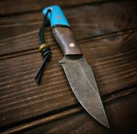 Image 2 of TOM • turquoise g10 & walnut