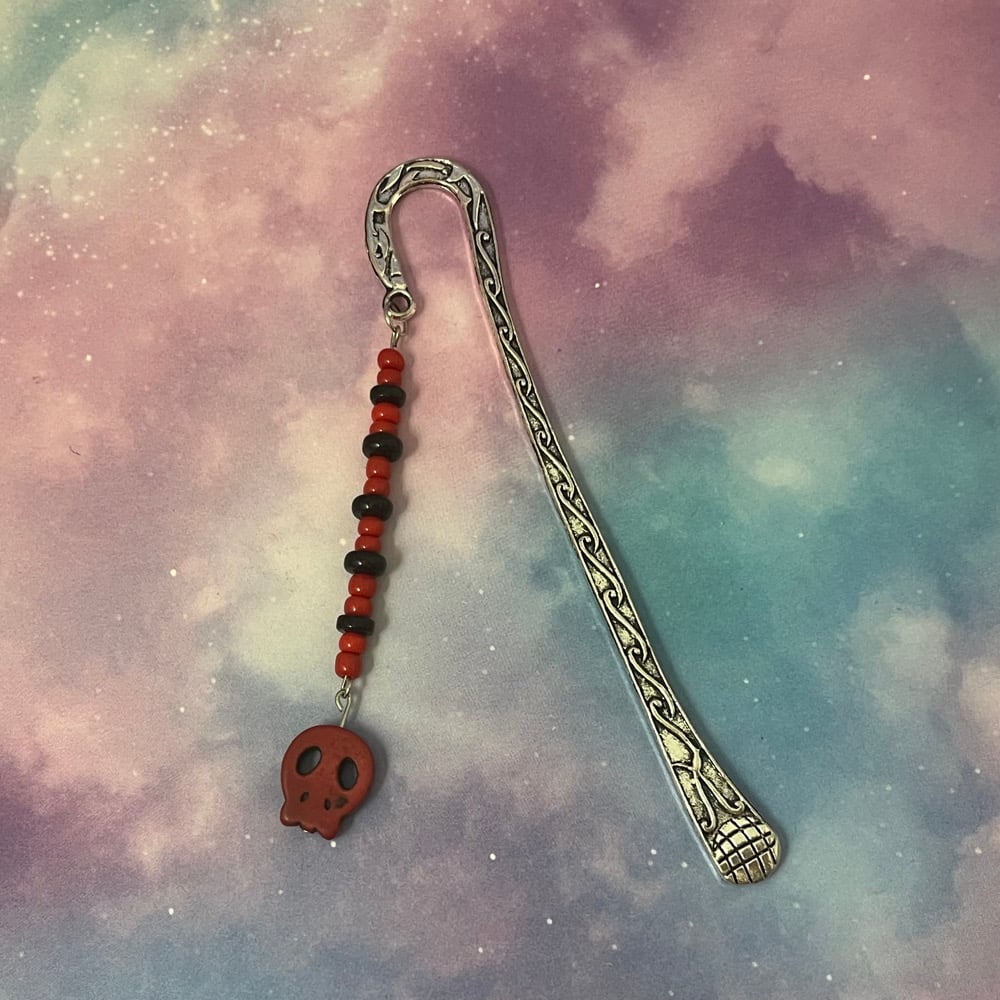 Image of Red Skull Large Bookmark