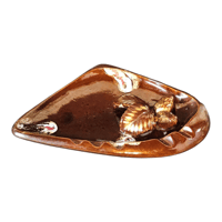 Image 2 of MCM Unique Brown Pottery/Ceramic Ashtray