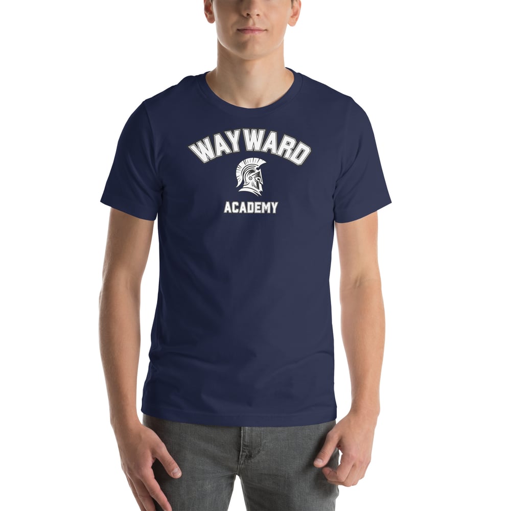 Image of Officially licensed kings of  Wayward logo and text Unisex t-shirt