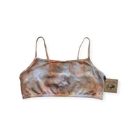 Image 1 of L/XL (40) Bralette in Earthy Watercolor Ice Dye