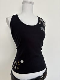 Image 2 of 00s Star black tank top // M 
