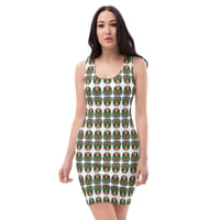 Image 2 of Marlowe Ink Flipface Bodycon dress