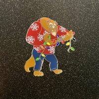 Ugly Christmas Sweater Beast Pin