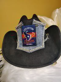 Image 2 of TEXANS DENIM BLACK JUNK HAT