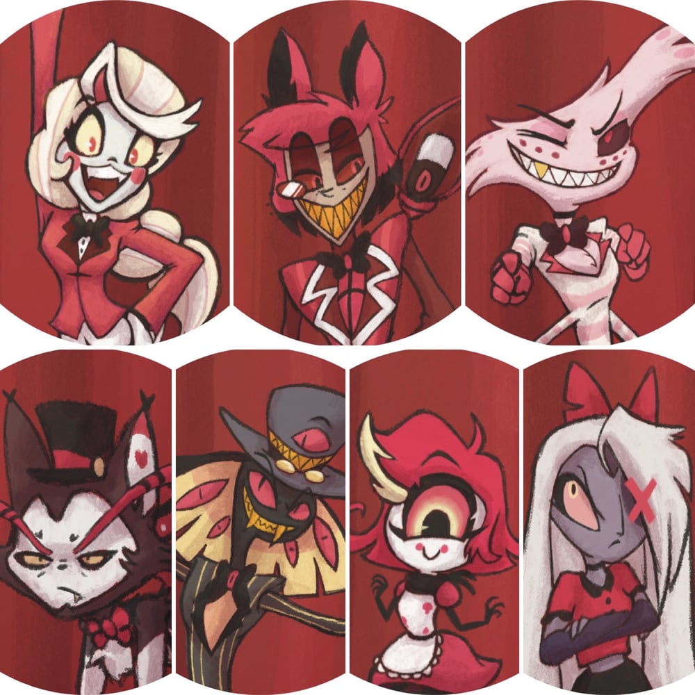 Image of Demon Hotel Buttons