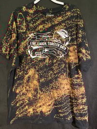 Image 1 of XL Live Laugh Toaster Bath Tie Dye Shirt