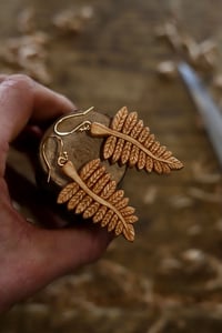 Image 2 of Fern leaf earrings….