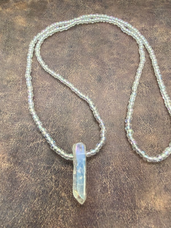 Image of Cleansed & ReCharged Necklace with Clear Quartz