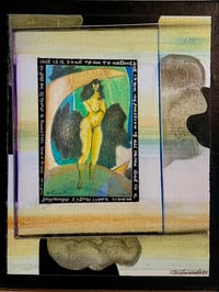 Image 3 of Mixed Media Abstract Collage work on Canvas