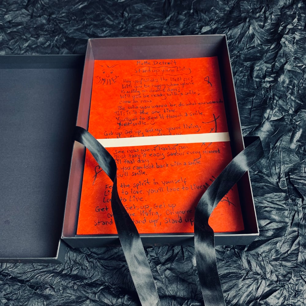 Image of Special Edition Lyric sheet BoxSets