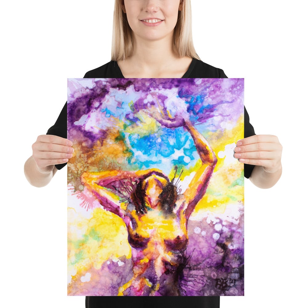 Image of ||| PRINT ||| - "The Universe Is Always More Beautiful Behind You" - Center