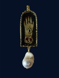 Image 1 of Bejewelled Hand Pendant 