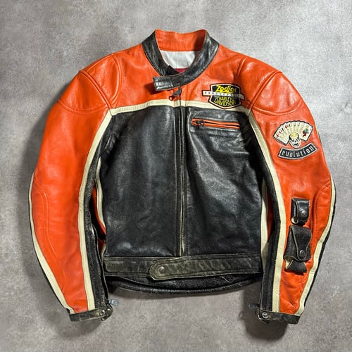 Image of Bok Brothers Harley Davidson Biker Jacket, Size Medium