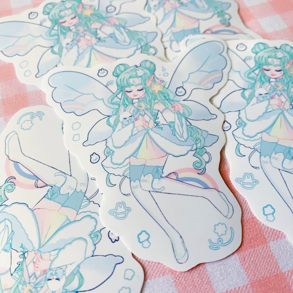 Image of Bunny Fairy Vinyl Sticker