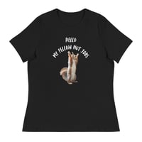 Image 3 of Women's Relaxed T-Shirt, Nut Jobs Funny Squirrel Tee