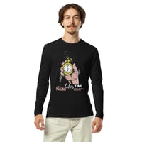 Image 1 of Men Long Sleeve HEALING PROCESS Fitted Crew