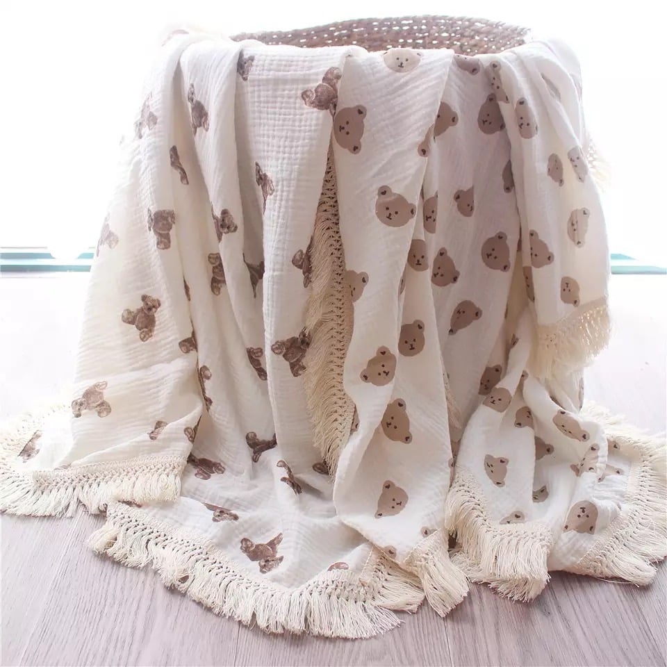 Image of Organic Baby Blanket Muslin 