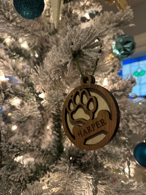 Image of Christmas ornaments 