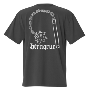 Mens mace & chain Oversized faded t-shirt