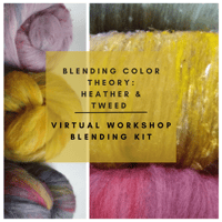 SUPPLY KIT Fiber Blending Color Theory: Heather & Tweed