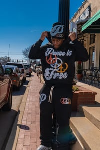 Image 3 of PEACEISFREE Retro Grunge Sweatpants V2