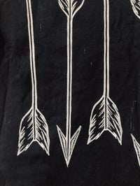 Image 5 of 'Arrows 2' Custom Upcycled Blockprint Tee